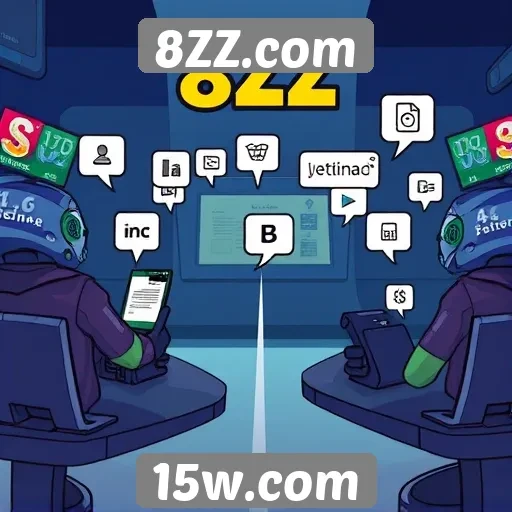 Os recursos de interação social no 8ZZ.com